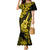 Hawaii Ukulele Mermaid Dress Polynesian Pattern Yellow Version LT01 Women Yellow - Polynesian Pride