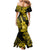 Hawaii Ukulele Mermaid Dress Polynesian Pattern Yellow Version LT01 - Polynesian Pride