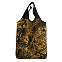 Hawaii Fish Hook Grocery Bag Polynesian Pattern Gold Version LT01 - Polynesian Pride