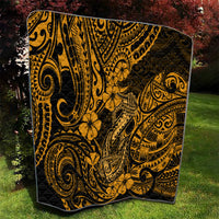 Hawaii Fish Hook Quilt Polynesian Pattern Gold Version LT01 - Polynesian Pride