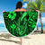 Hawaii Fish Hook Beach Blanket Polynesian Pattern Green Version LT01 - Wonder Print Shop