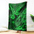 Hawaii Fish Hook Blanket Polynesian Pattern Green Version LT01 Green - Polynesian Pride