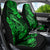 Hawaii Fish Hook Car Seat Cover Polynesian Pattern Green Version LT01 - Polynesian Pride