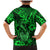 Hawaii Fish Hook Family Matching Mermaid Dress and Hawaiian Shirt Polynesian Pattern Green Version LT01 - Polynesian Pride