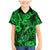 Hawaii Fish Hook Family Matching Mermaid Dress and Hawaiian Shirt Polynesian Pattern Green Version LT01 Son's Shirt Green - Polynesian Pride