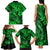 Hawaii Fish Hook Family Matching Tank Maxi Dress and Hawaiian Shirt Polynesian Pattern Green Version LT01 - Polynesian Pride