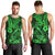 Hawaii Fish Hook Men Tank Top Polynesian Pattern Green Version LT01 - Polynesian Pride