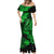 Hawaii Fish Hook Mermaid Dress Polynesian Pattern Green Version LT01 - Polynesian Pride