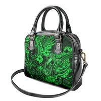 Hawaii Fish Hook Shoulder Handbag Polynesian Pattern Green Version LT01 - Polynesian Pride