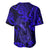 Hawaii Fish Hook Baseball Jersey Polynesian Pattern Navy Blue Version LT01 - Polynesian Pride