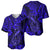 Hawaii Fish Hook Baseball Jersey Polynesian Pattern Navy Blue Version LT01 - Polynesian Pride