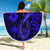 Hawaii Fish Hook Beach Blanket Polynesian Pattern Navy Blue Version LT01 - Wonder Print Shop