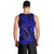 Hawaii Fish Hook Men Tank Top Polynesian Pattern Navy Blue Version LT01 - Polynesian Pride