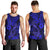 Hawaii Fish Hook Men Tank Top Polynesian Pattern Navy Blue Version LT01 - Polynesian Pride