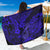 Hawaii Fish Hook Sarong Polynesian Pattern Navy Blue Version LT01 One Size 44 x 66 inches Blue - Polynesian Pride