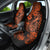 Hawaii Fish Hook Car Seat Cover Polynesian Pattern Orange Version LT01