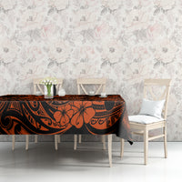 Hawaii Fish Hook Tablecloth Polynesian Pattern Orange Version LT01 - Polynesian Pride