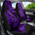 Hawaii Fish Hook Car Seat Cover Hibiscus Hawaii Tribal Tattoo Purple Version LT01 - Polynesian Pride