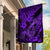 Hawaii Fish Hook Garden Flag Hibiscus Hawaii Tribal Tattoo Purple Version LT01 House Flag Purple - Polynesian Pride