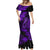 Hawaii Fish Hook Mermaid Dress Hibiscus Hawaii Tribal Tattoo Purple Version LT01 - Polynesian Pride