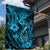 Hawaii Fish Hook Garden Flag Hibiscus Hawaii Tribal Tattoo Sky Blue Version LT01 - Polynesian Pride