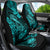 Hawaii Fish Hook Car Seat Cover Hibiscus Hawaii Tribal Tattoo Turquoise Version LT01 - Polynesian Pride