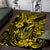 Hawaii Fish Hook Area Rug Hibiscus Hawaii Tribal Tattoo Yellow Version LT01 Yellow - Polynesian Pride