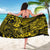 Hawaii Fish Hook Sarong Hibiscus Hawaii Tribal Tattoo Yellow Version LT01 - Polynesian Pride