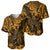 Hawaii King Kamehameha Baseball Jersey Polynesian Pattern Gold Version LT01 - Polynesian Pride