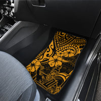 Hawaii King Kamehameha Car Mats Polynesian Pattern Gold Version LT01 - Polynesian Pride