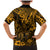 Hawaii King Kamehameha Family Matching Mermaid Dress and Hawaiian Shirt Polynesian Pattern Gold Version LT01 - Polynesian Pride