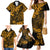 Hawaii King Kamehameha Family Matching Mermaid Dress and Hawaiian Shirt Polynesian Pattern Gold Version LT01 - Polynesian Pride