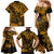 Hawaii King Kamehameha Family Matching Mermaid Dress and Hawaiian Shirt Polynesian Pattern Gold Version LT01 - Polynesian Pride