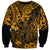 Hawaii King Kamehameha Sweatshirt Polynesian Pattern Gold Version LT01 Unisex Gold - Polynesian Pride