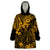 Hawaii King Kamehameha Wearable Blanket Hoodie Polynesian Pattern Gold Version LT01 One Size Gold - Polynesian Pride