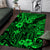 Hawaii King Kamehameha Area Rug Polynesian Pattern Green Version LT01 Green - Polynesian Pride