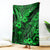 Hawaii King Kamehameha Blanket Polynesian Pattern Green Version LT01 Green - Polynesian Pride