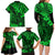 Hawaii King Kamehameha Family Matching Long Sleeve Bodycon Dress and Hawaiian Shirt Polynesian Pattern Green Version LT01 - Polynesian Pride