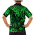 Hawaii King Kamehameha Family Matching Mermaid Dress and Hawaiian Shirt Polynesian Pattern Green Version LT01 - Polynesian Pride