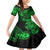 Hawaii King Kamehameha Family Matching Mermaid Dress and Hawaiian Shirt Polynesian Pattern Green Version LT01 Daughter's Dress Green - Polynesian Pride