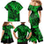 Hawaii King Kamehameha Family Matching Mermaid Dress and Hawaiian Shirt Polynesian Pattern Green Version LT01 - Polynesian Pride