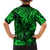 Hawaii King Kamehameha Family Matching Short Sleeve Bodycon Dress and Hawaiian Shirt Polynesian Pattern Green Version LT01 - Polynesian Pride