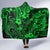 Hawaii King Kamehameha Hooded Blanket Polynesian Pattern Green Version LT01 - Polynesian Pride