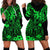 Hawaii King Kamehameha Hoodie Dress Polynesian Pattern Green Version LT01 - Polynesian Pride