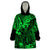 Hawaii King Kamehameha Wearable Blanket Hoodie Polynesian Pattern Green Version LT01 One Size Green - Polynesian Pride