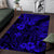 Hawaii King Kamehameha Area Rug Polynesian Pattern Navy Blue Version LT01 Blue - Polynesian Pride