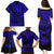 Hawaii King Kamehameha Family Matching Puletasi Dress and Hawaiian Shirt Polynesian Pattern Navy Blue Version LT01 - Polynesian Pride