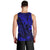 Hawaii King Kamehameha Men Tank Top Polynesian Pattern Navy Blue Version LT01 - Polynesian Pride