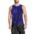 Hawaii King Kamehameha Men Tank Top Polynesian Pattern Navy Blue Version LT01 - Polynesian Pride