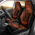 Hawaii King Kamehameha Car Seat Cover Polynesian Pattern Orange Version LT01 - Polynesian Pride